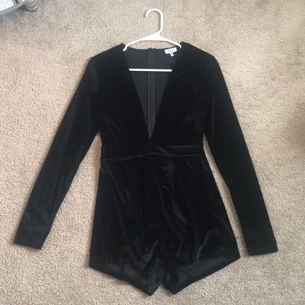 Velvet Tobi long sleeve romper